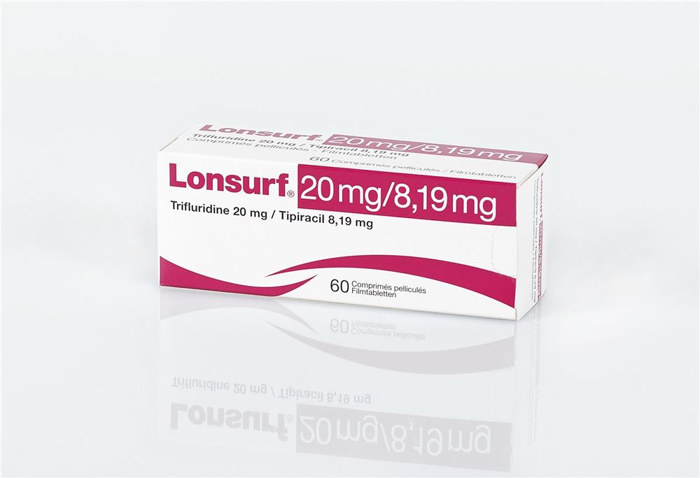 Lonsurf 20 mg/8.19 mg, comprimés pelliculés