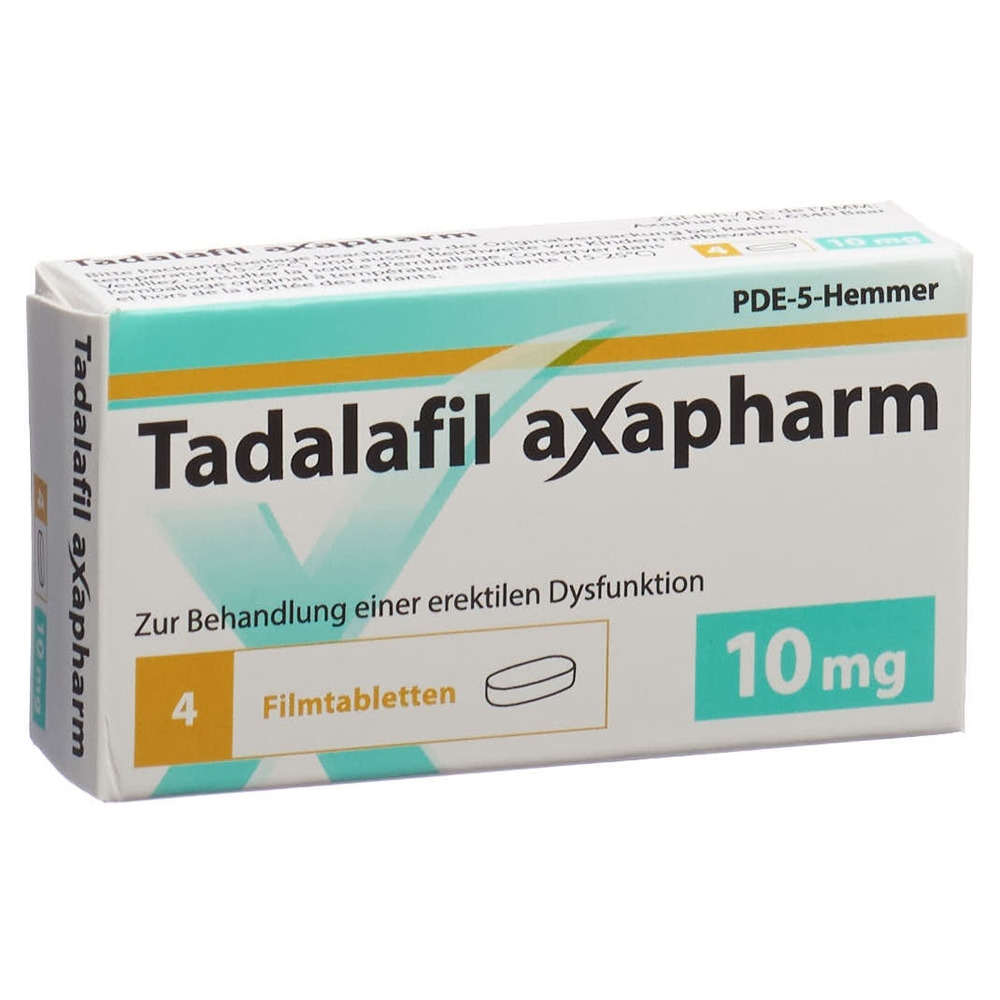 Tadalafil axapharm 10mg, Filmtabletten