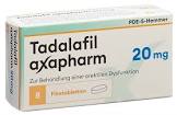 TADALAFIL axapharm cpr pell 20 mg 8 pce