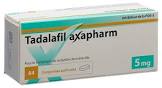 TADALAFIL axapharm cpr pell 5 mg 84 pce