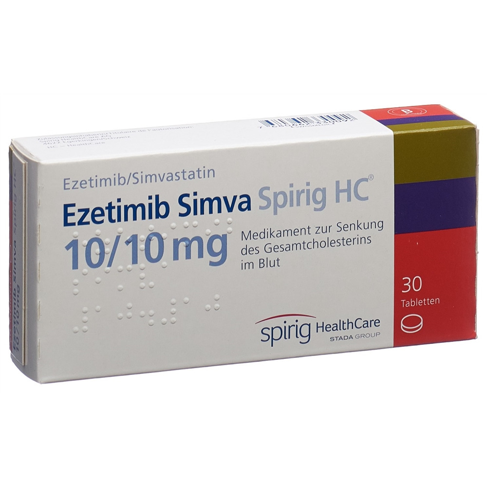 EZETIMIBE SIMVAST Spirig HC cpr 10/10mg 30 pce
