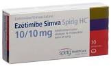 EZETIMIBE SIMVA Spirig HC cpr 10/10 mg 30 pce