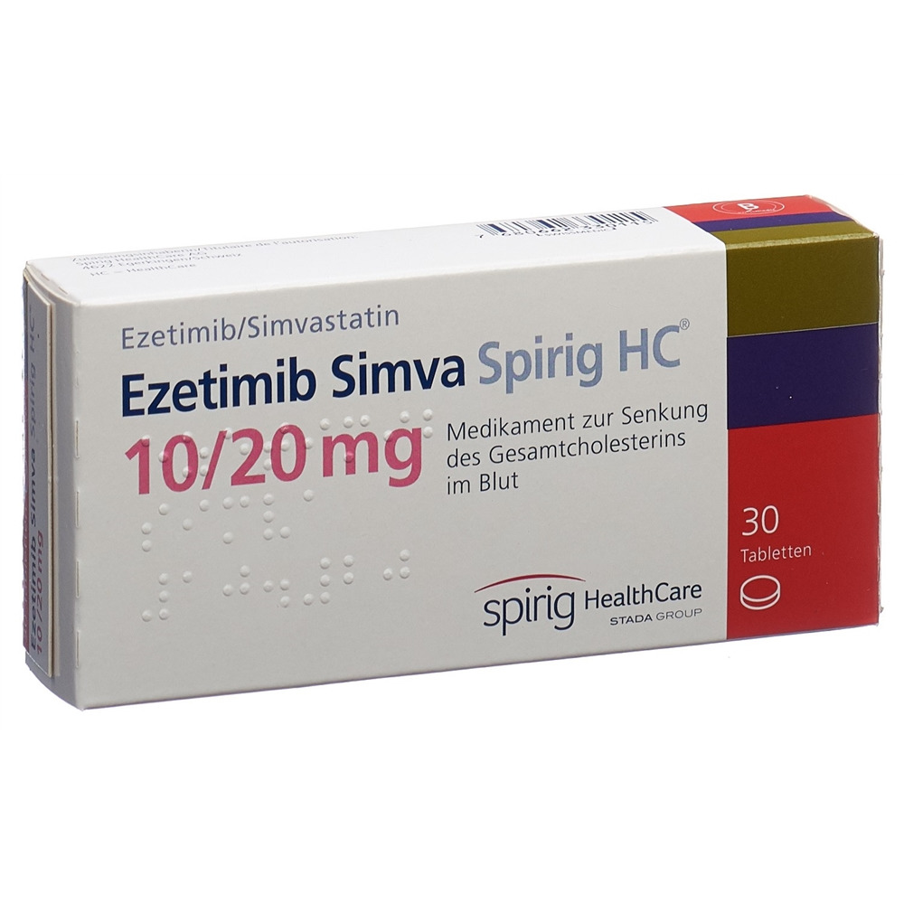 EZETIMIBE SIMVAST Spirig HC cpr 10/20mg 30 pce