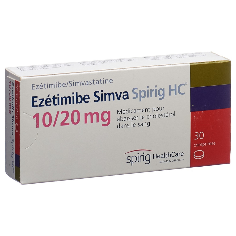 EZETIMIBE SIMVAST Spirig HC cpr 10/20mg 30 pce