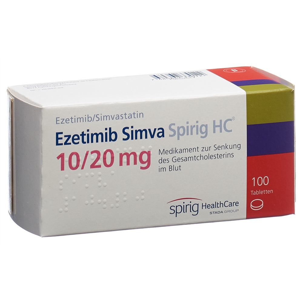 EZETIMIBE SIMVAST Spirig HC cpr 10/20mg 100 pce