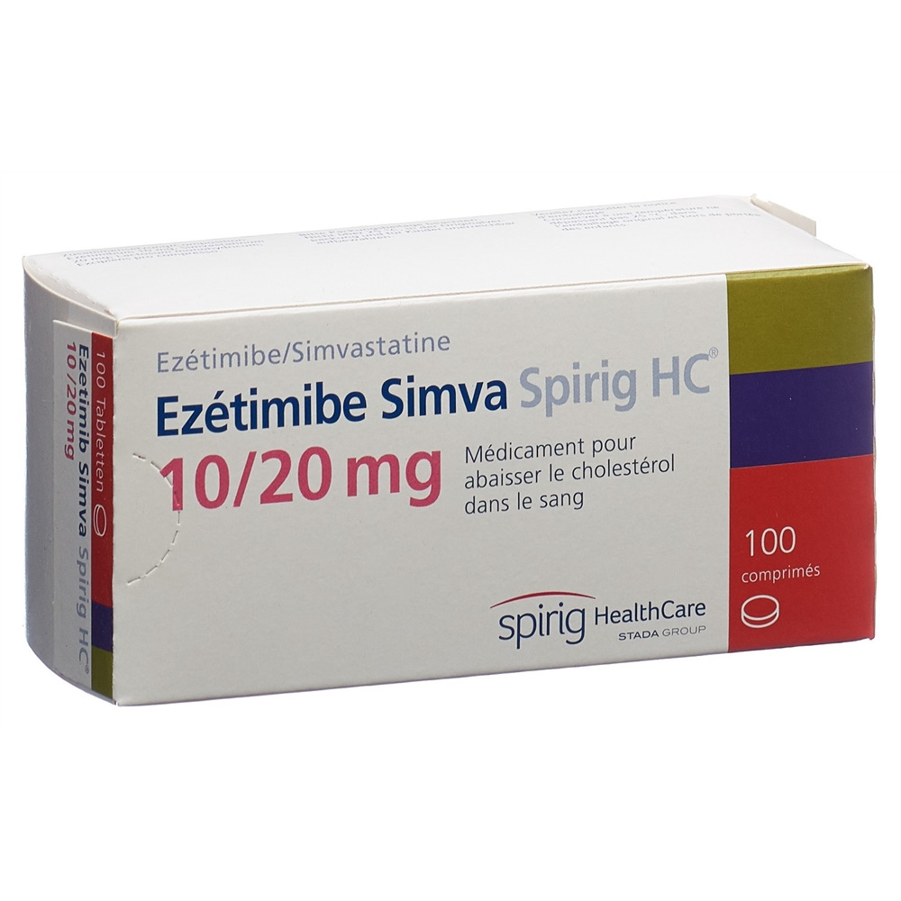 EZETIMIBE SIMVAST Spirig HC cpr 10/20mg 100 pce
