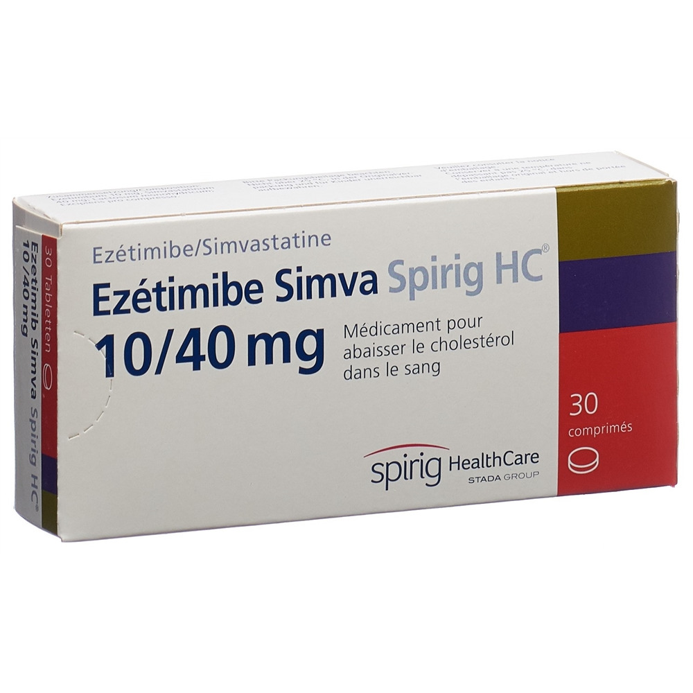 EZETIMIBE SIMVAST Spirig HC cpr 10/40mg 30 pce