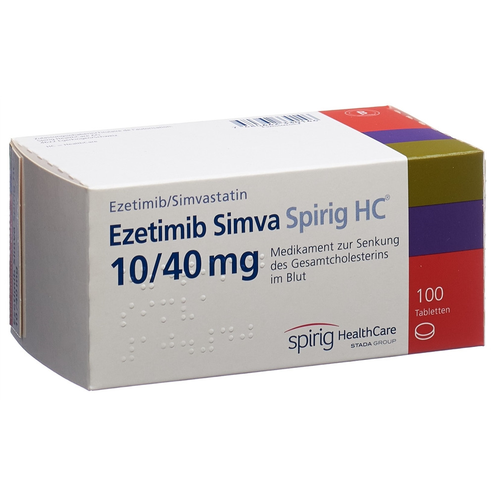 EZETIMIBE SIMVAST Spirig HC cpr 10/40mg 100 pce