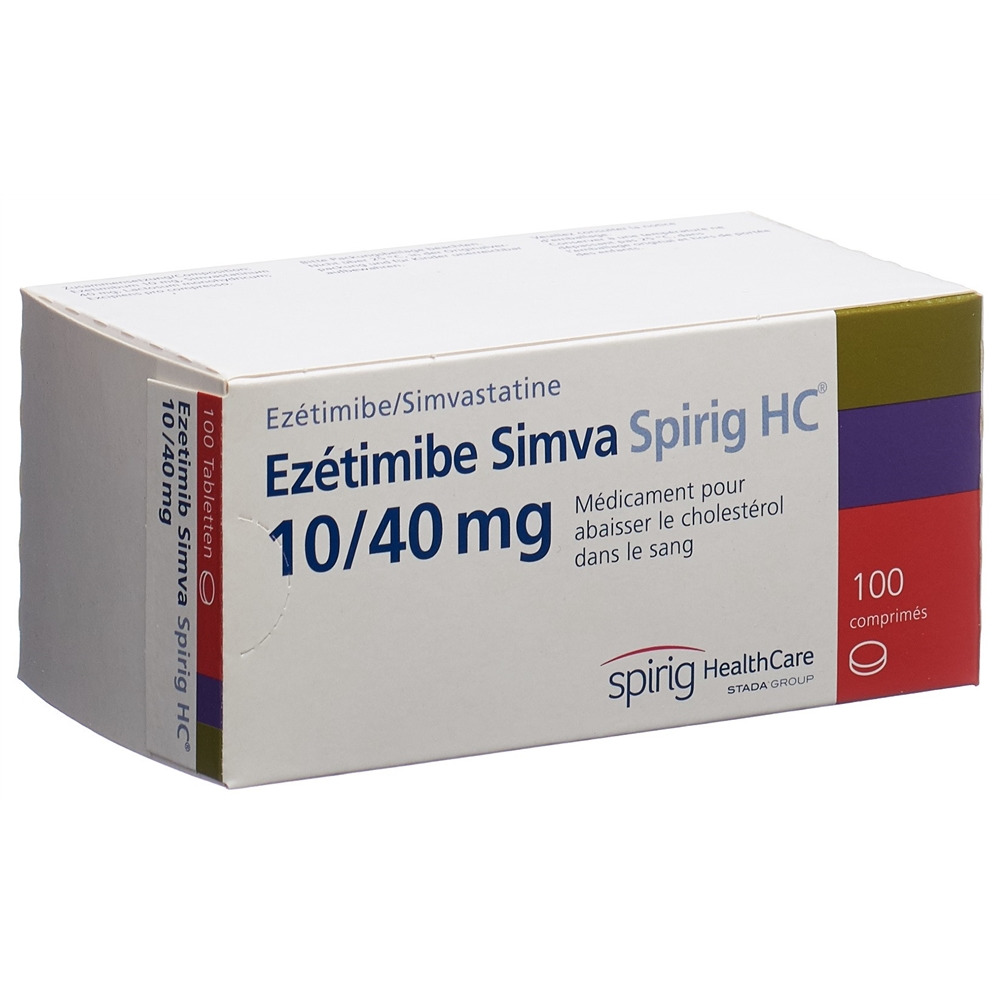 EZETIMIBE SIMVAST Spirig HC cpr 10/40mg 100 pce