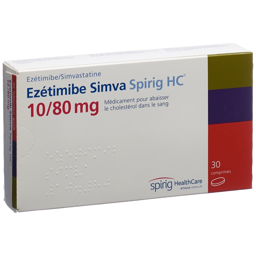 EZETIMIBE SIMVAST Spirig HC cpr 10/80mg 30 pce