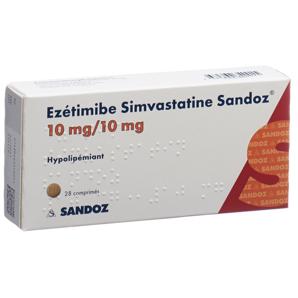 EZETIMIB SIMVASTATIN Sandoz cpr 10/10 mg 28 pce