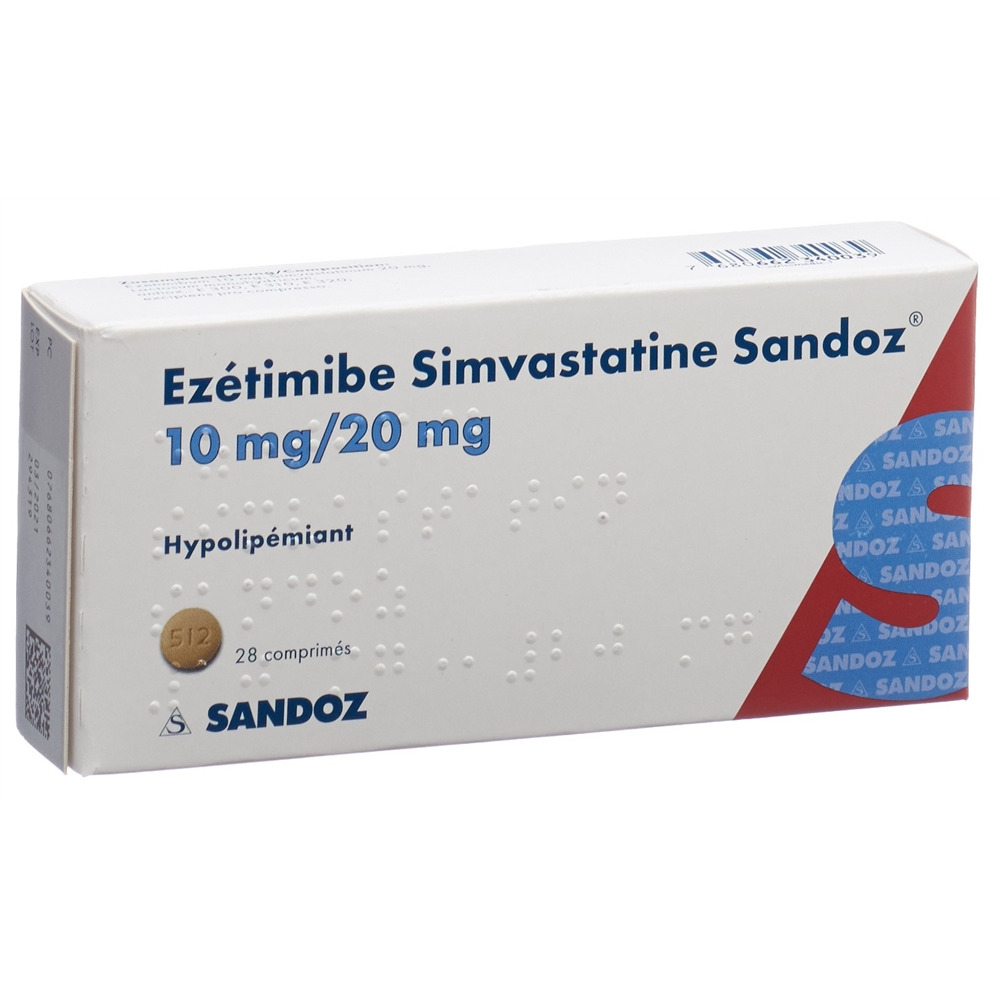 Ezetimib Simvastatin Sandoz 10/20 mg, Tabletten