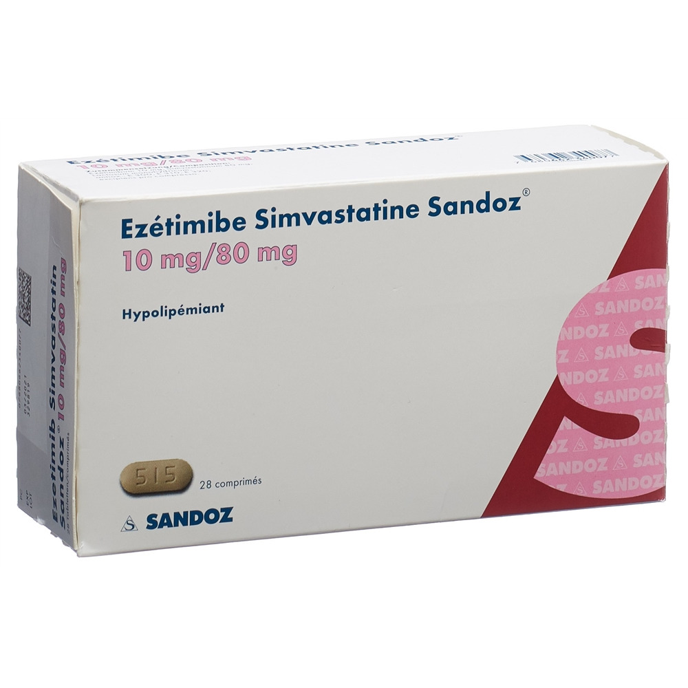 EZETIMIB SIMVASTATIN Sandoz cpr 10/80 mg 28 pce