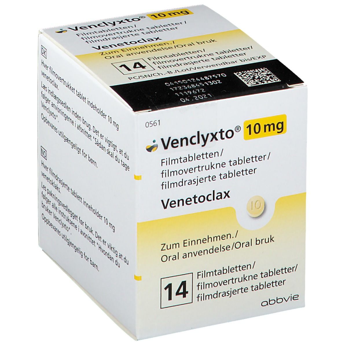 Venclyxto 10 mg, Filmtabletten