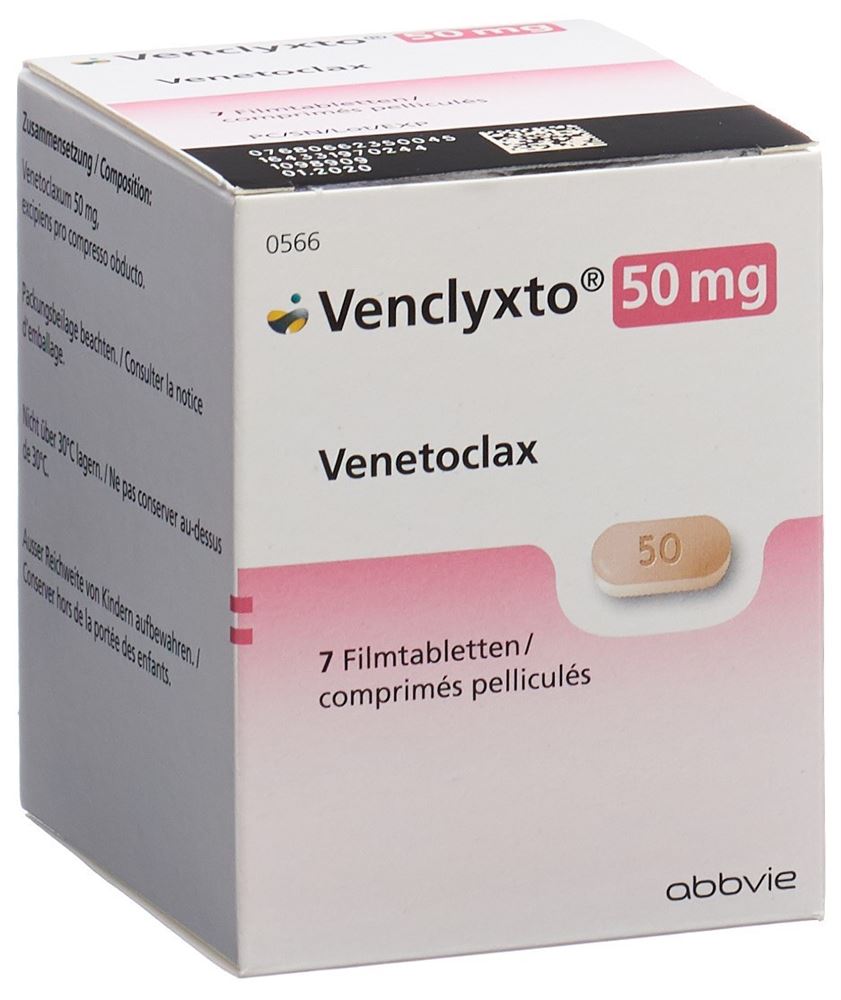 VENCLYXTO cpr pellic 50 mg 7 pce
