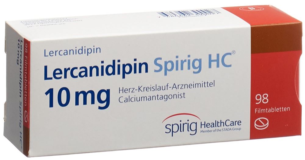 LERCANIDIPIN Spirig HC cpr pell 10 mg 98 pce