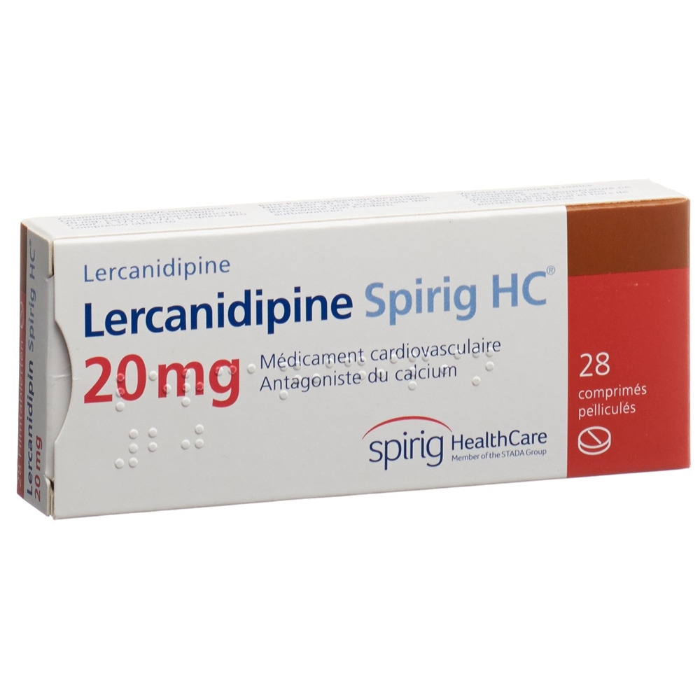 Lercanidipin Spirig HC 20 mg, Filmtabletten