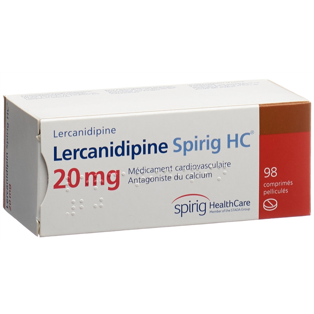 Lercanidipin Spirig HC 20 mg, Filmtabletten