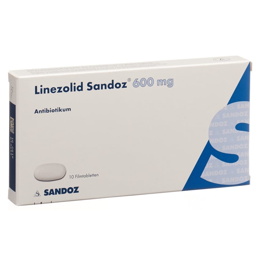 LINEZOLID Pfizer cpr pell 600 mg 10 pce
