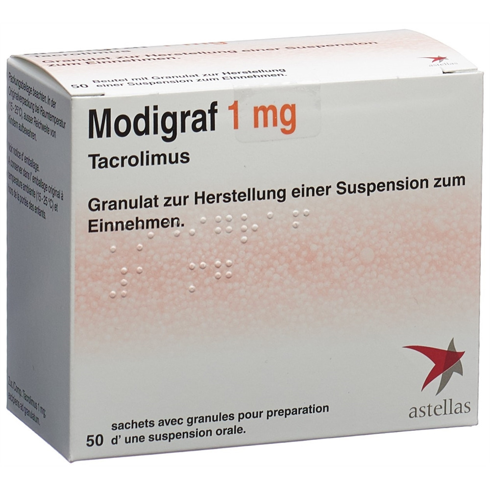 Modigraf 0,2 mg, Granulat zur Herstellung einer Suspension zum Einnehmen