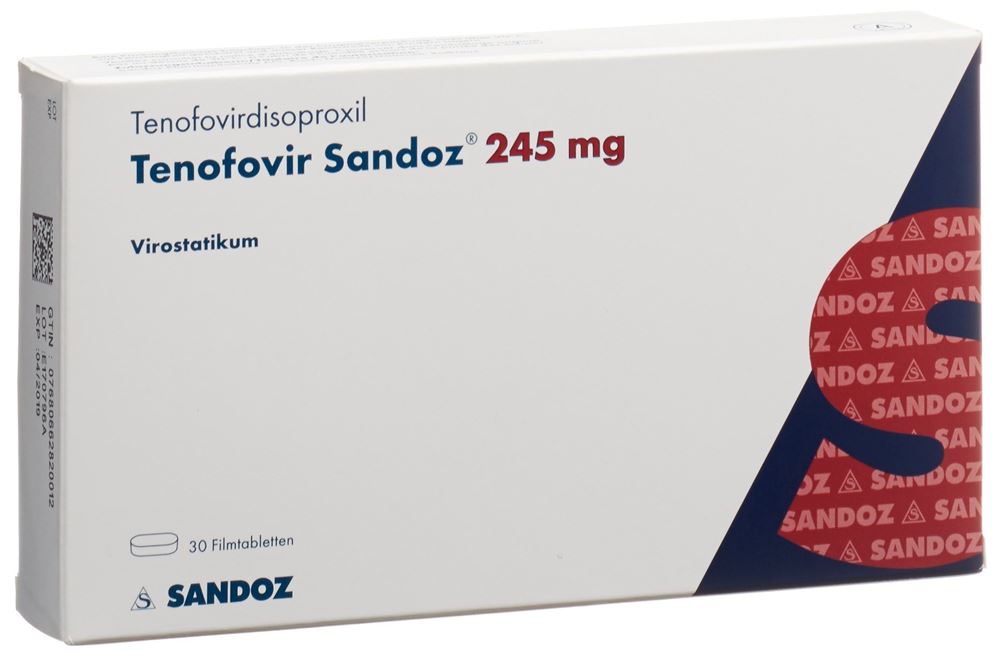 TENOFOVIR Sandoz cpr pell 245 mg 30 pce