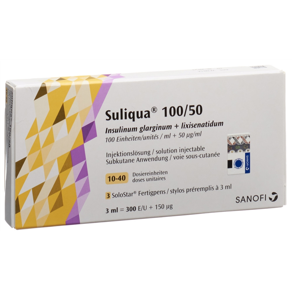 Suliqua 100/50, solution injectable