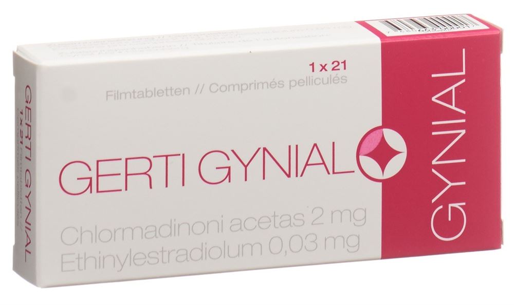 Gerti Gynial 2 mg/30 mcg, Filmtabletten