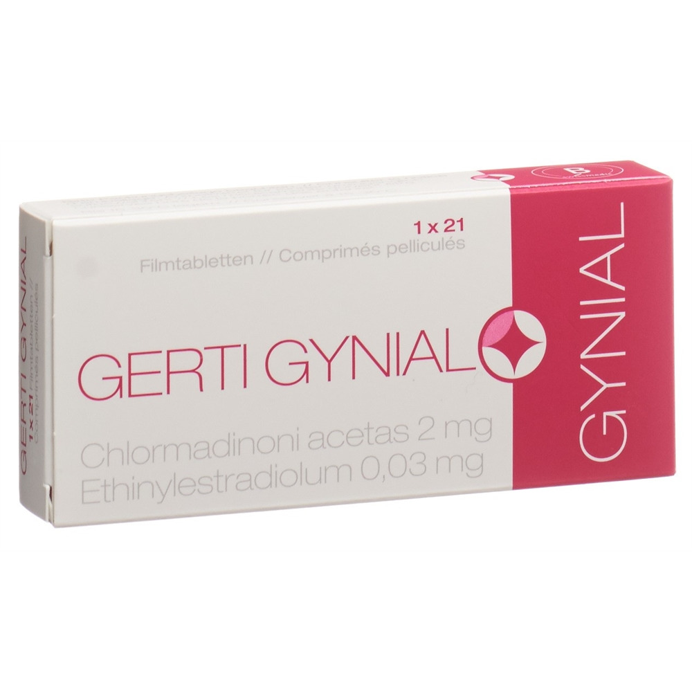 Gerti Gynial 2 mg/30 mcg, Filmtabletten