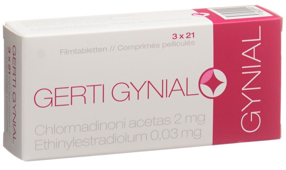 Gerti Gynial 2 mg/30 mcg, Filmtabletten