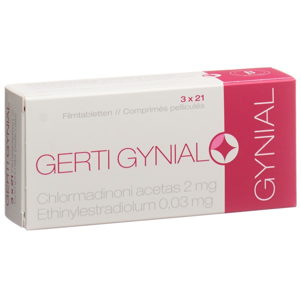 Gerti Gynial 2 mg/30 mcg, Filmtabletten