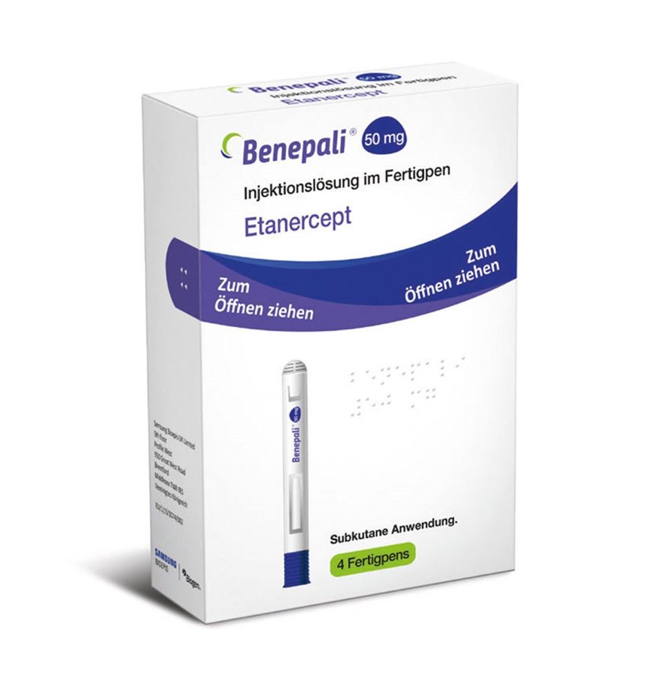 BENEPALI sol inj 50 mg/ml stylo prérempli 4 x 1 ml
