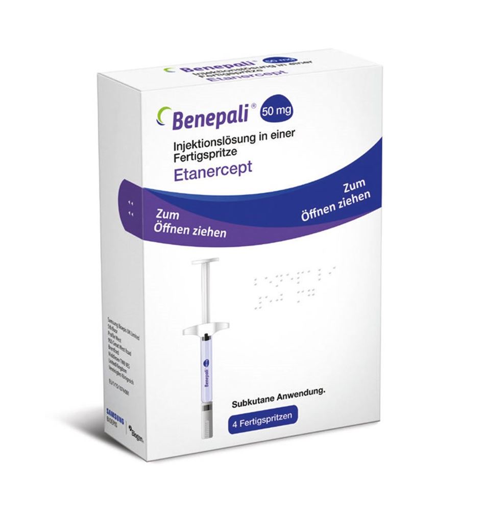 Benepali 50 mg, Injektionslösung in einer Fertigspritze