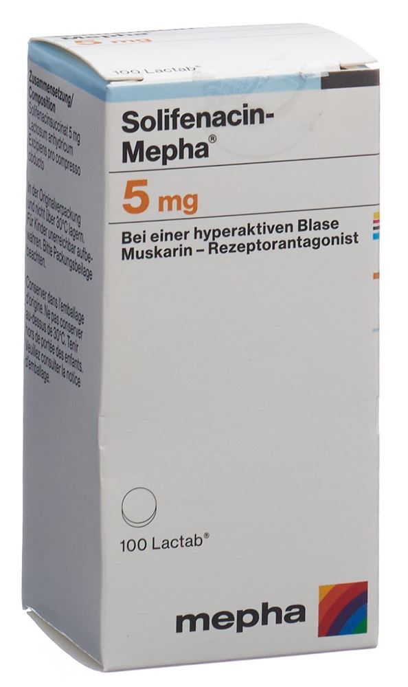 Solifenacin-Mepha 5mg, Filmtabletten