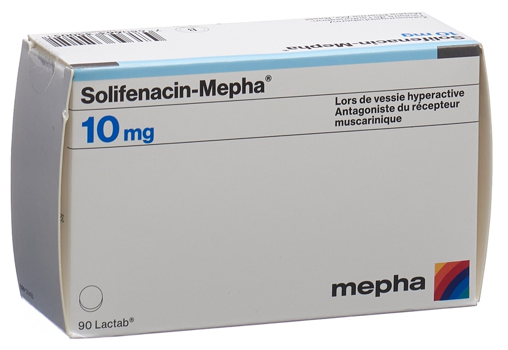 SOLIFENACIN Mepha cpr pell 10 mg 90 pce