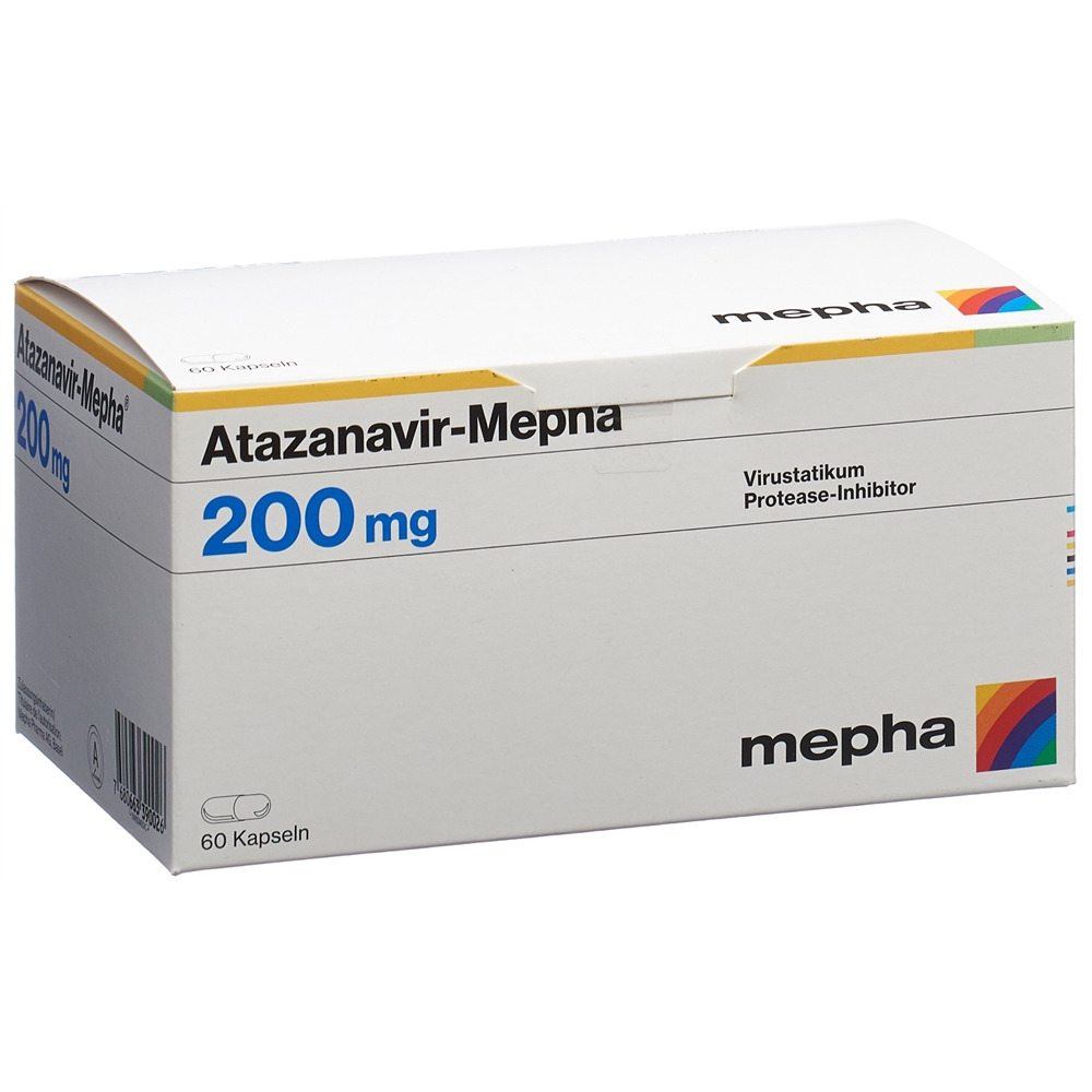 ATAZANAVIR Mepha caps 200 mg 60 pce