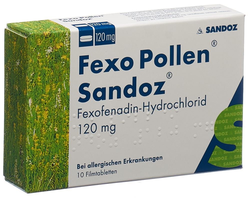 FEXO POLLEN Sandoz cpr pell 120 mg 10 pce