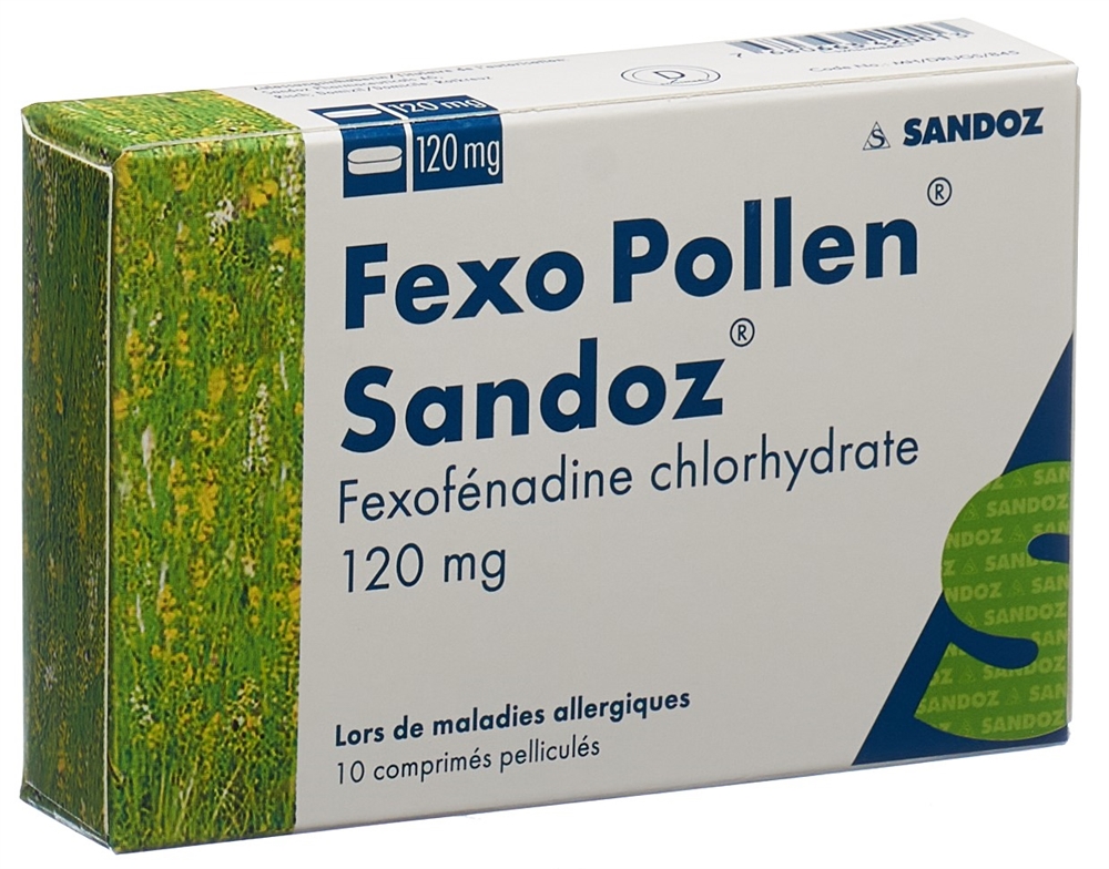FEXO POLLEN Sandoz cpr pell 120 mg 10 pce