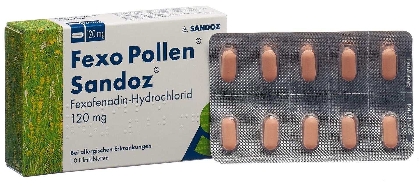 Fexo Pollen Sandoz 120 mg, Filmtabletten