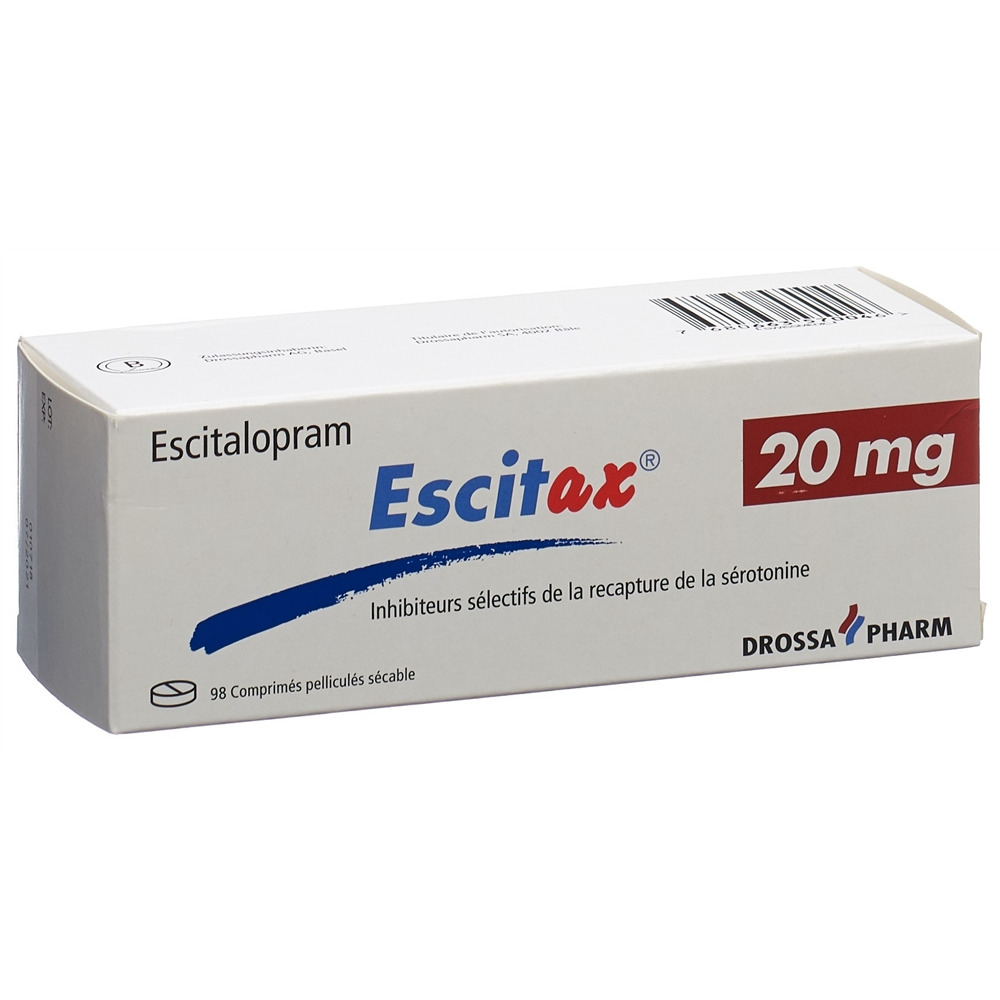 Escitax 20 mg, Filmtabletten