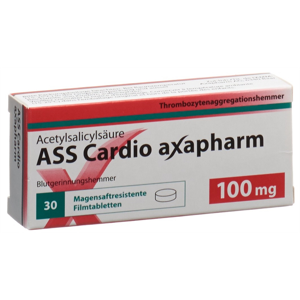 ASS CARDIO axapharm cpr pell 100 mg 30 pce