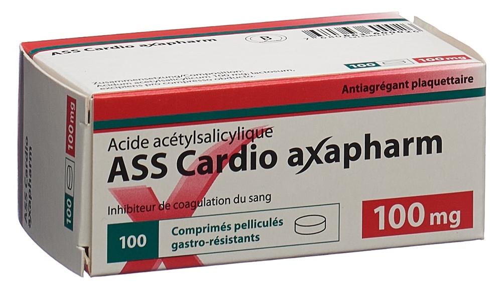 ASS Cardio axapharm 100 mg, magensaftresistente Tabletten