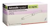 Adrenalin Aguettant 1 mg/ml, solution injectable en seringue préremplie