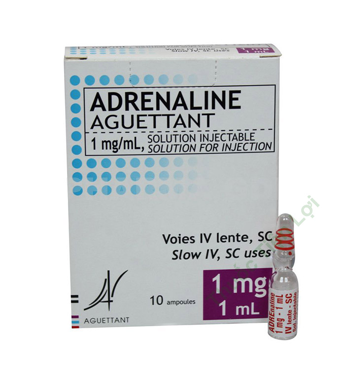 Adrenalin Aguettant 1 mg/ml, solution injectable en seringue préremplie