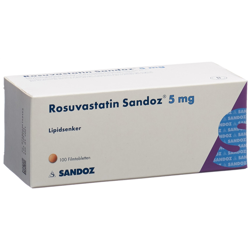 ROSUVASTATINE Sandoz cpr pell 5 mg 100 pce