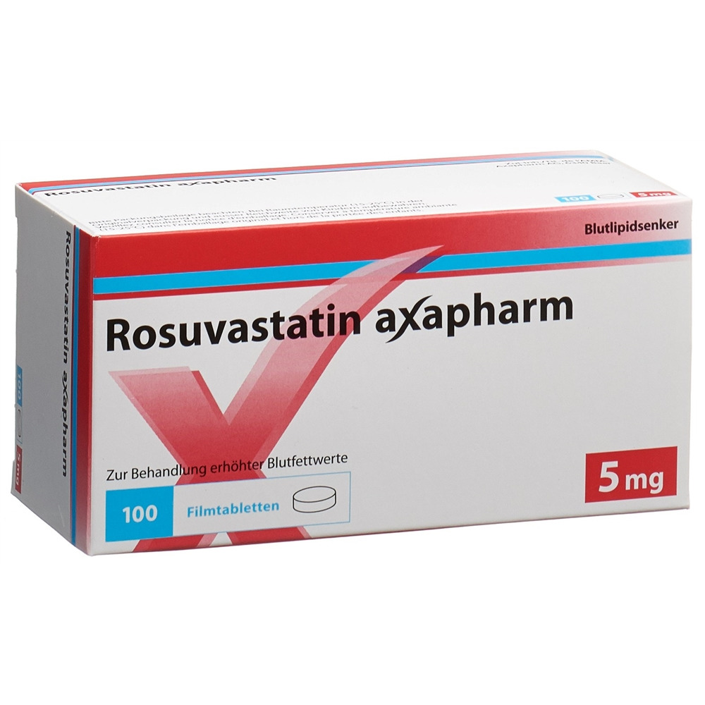 ROSUVASTATINE axapharm cpr pell 5 mg 100 pce