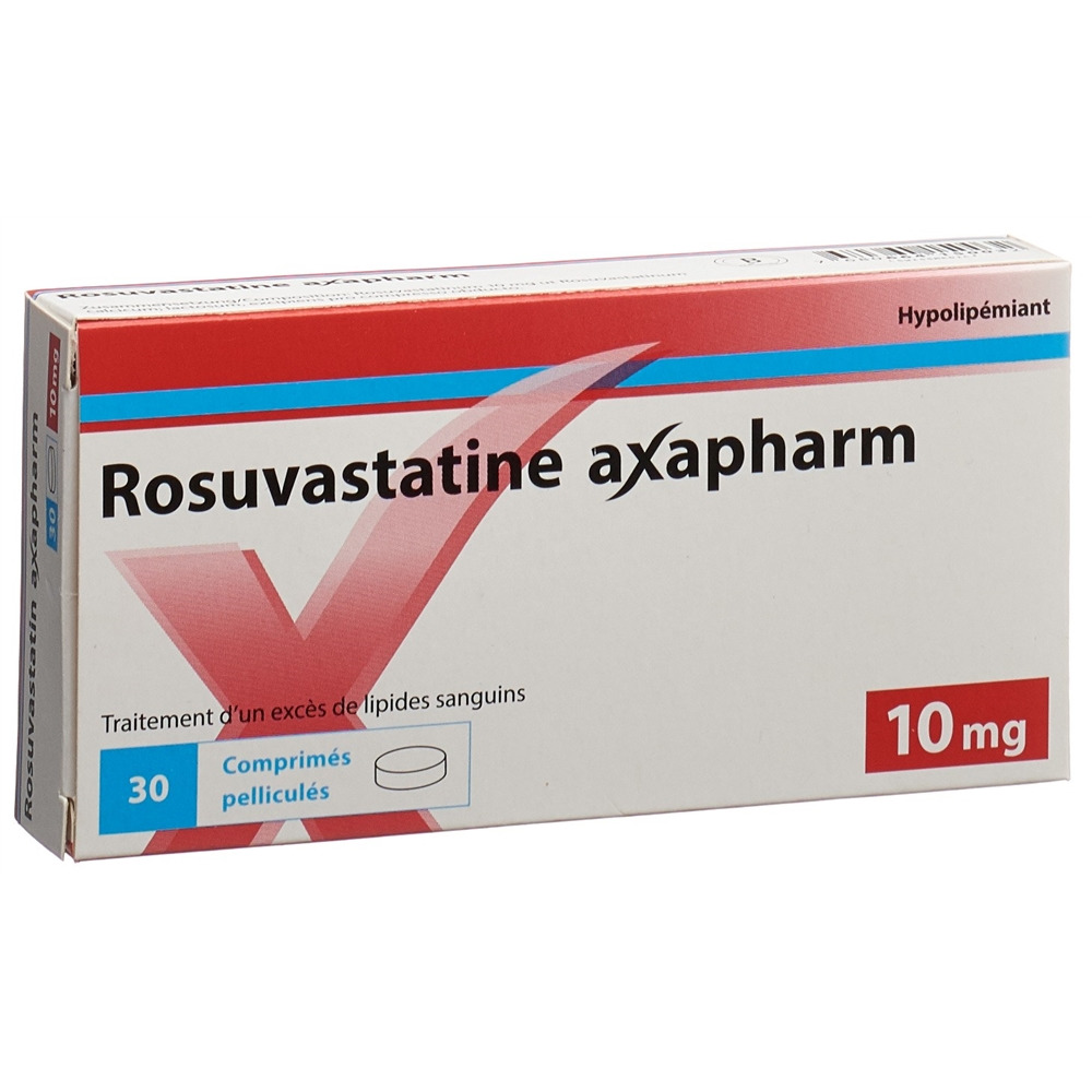 ROSUVASTATINE axapharm cpr pell 10 mg 30 pce