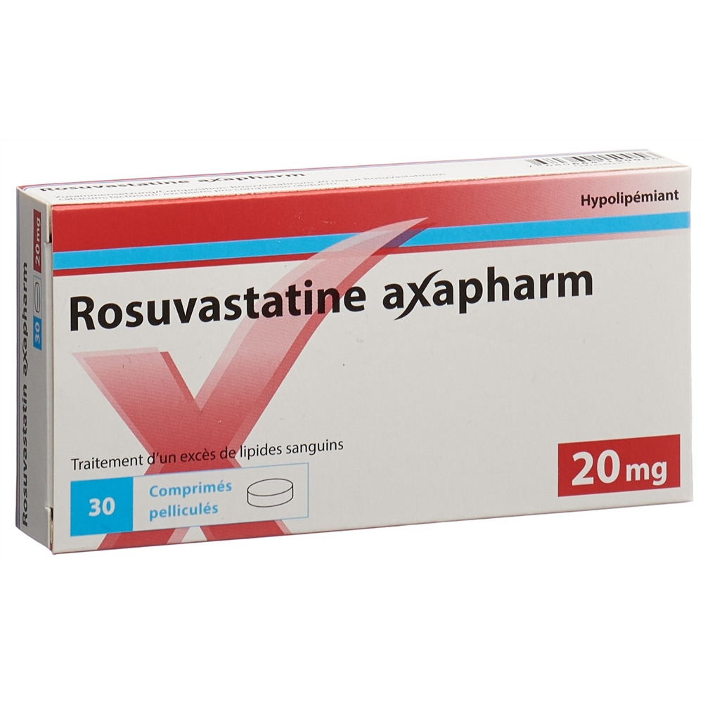 Rosuvastatin Axapharm 20 mg, Filmtabletten