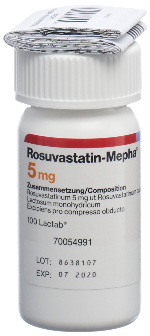 Rosuvastatin-Mepha 5 mg, Filmtablette