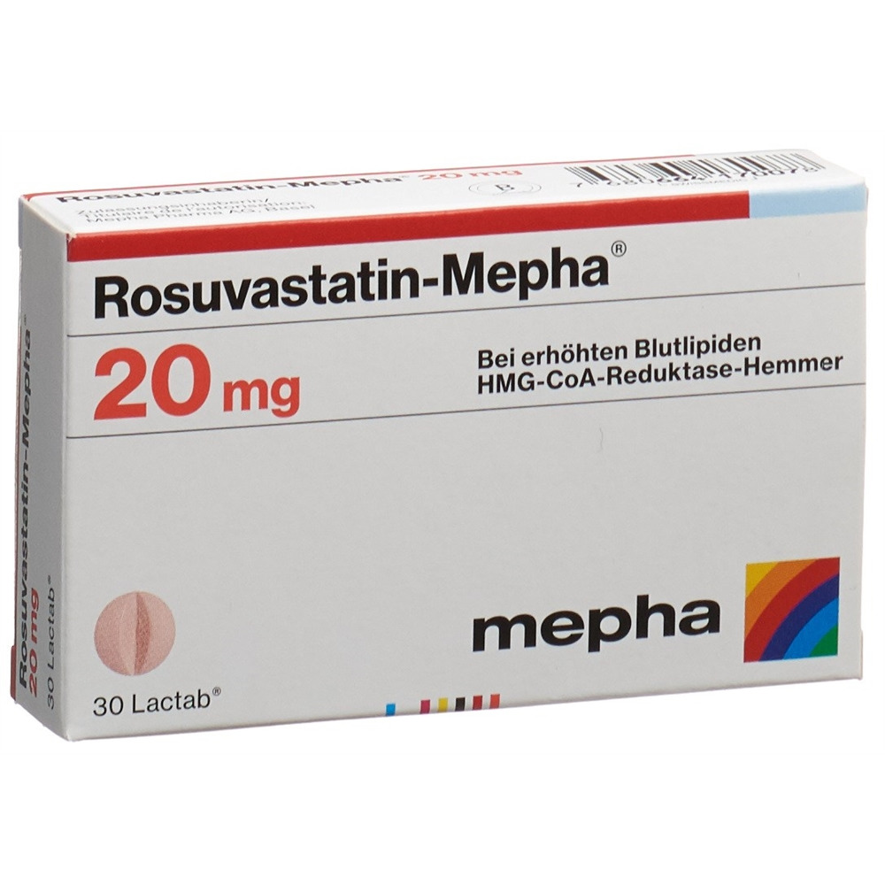 ROSUVASTATIN Mepha cpr pell 20 mg 30 pce
