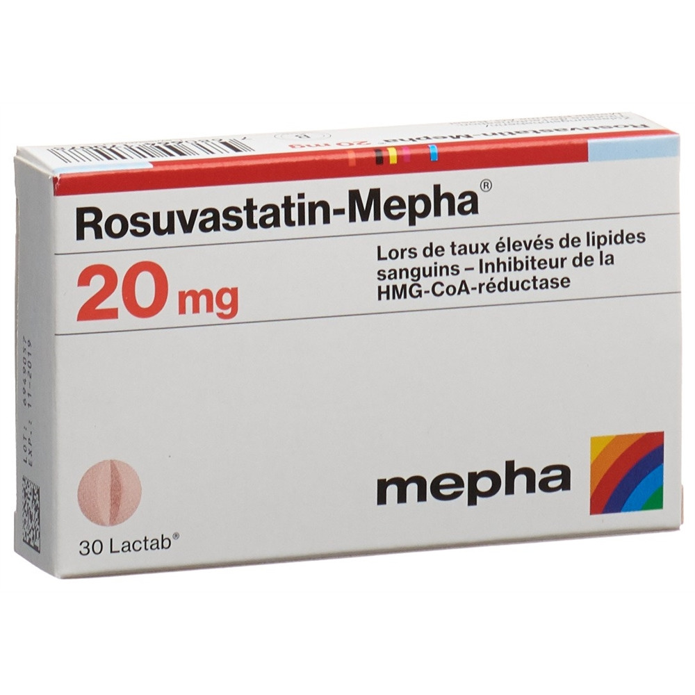 ROSUVASTATIN Mepha cpr pell 20 mg 30 pce